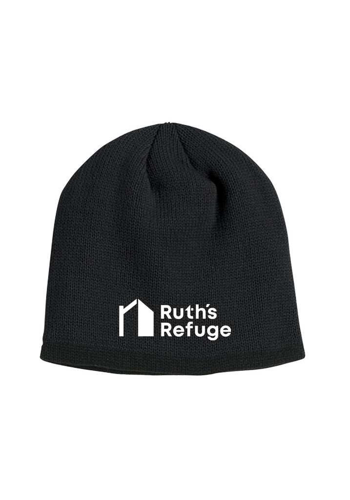 Ruth's Refuge unisex winter hat (black) - front