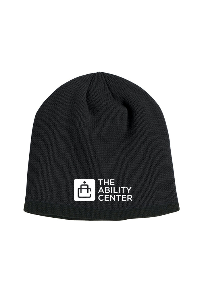 The Ability Center unisex winter hat (black) - front