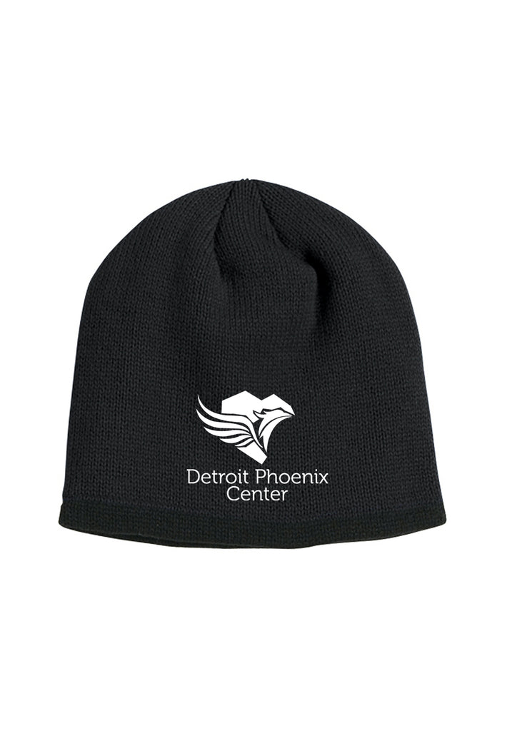 Detroit Phoenix Center unisex winter hat (black) - front