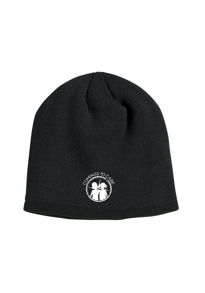 Compass To Care Childhood Cancer Foundation unisex winter hat (black) - front