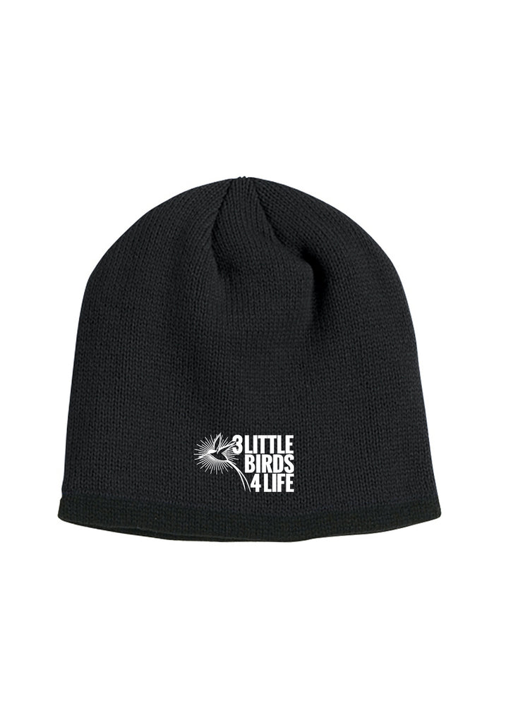 3 Little Birds 4 Life unisex winter hat (black) - front