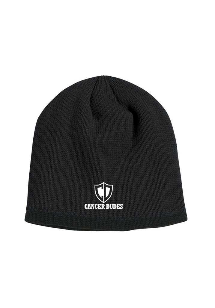 Cancer Dudes unisex winter hat (black) - front
