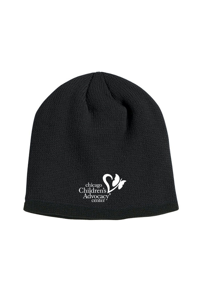 Chicago Children's Advocacy Center unisex winter hat (black) - front