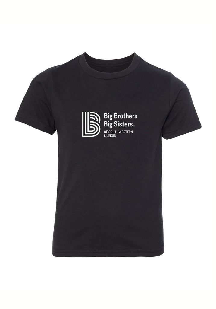 Big Brothers Big Sisters of Southwest Illinois kids t-shirt (black) - front
