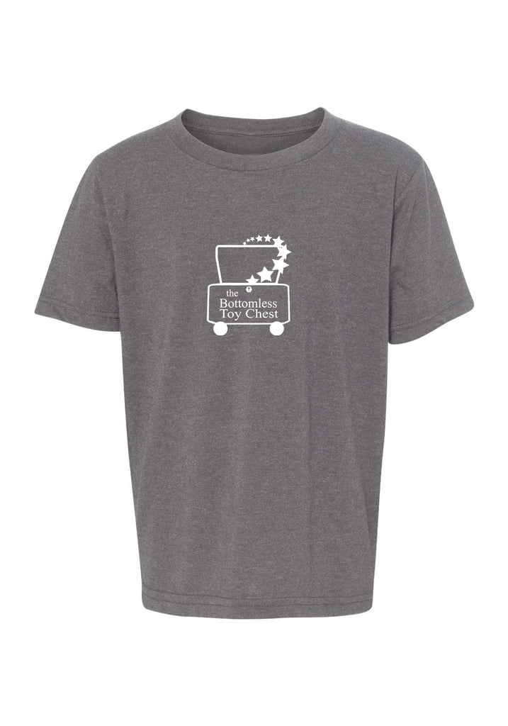 The Bottomless Toy Chest kids t-shirt (gray) - front