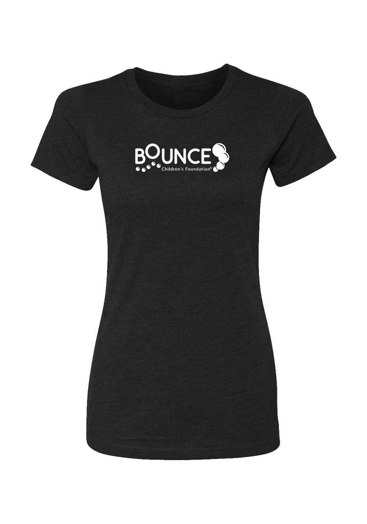 Bounce Children's Foundation women's t-shirt (black) - front