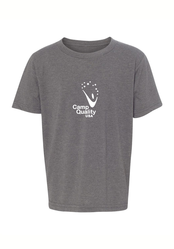 Camp Quality USA kids t-shirt (gray) - front