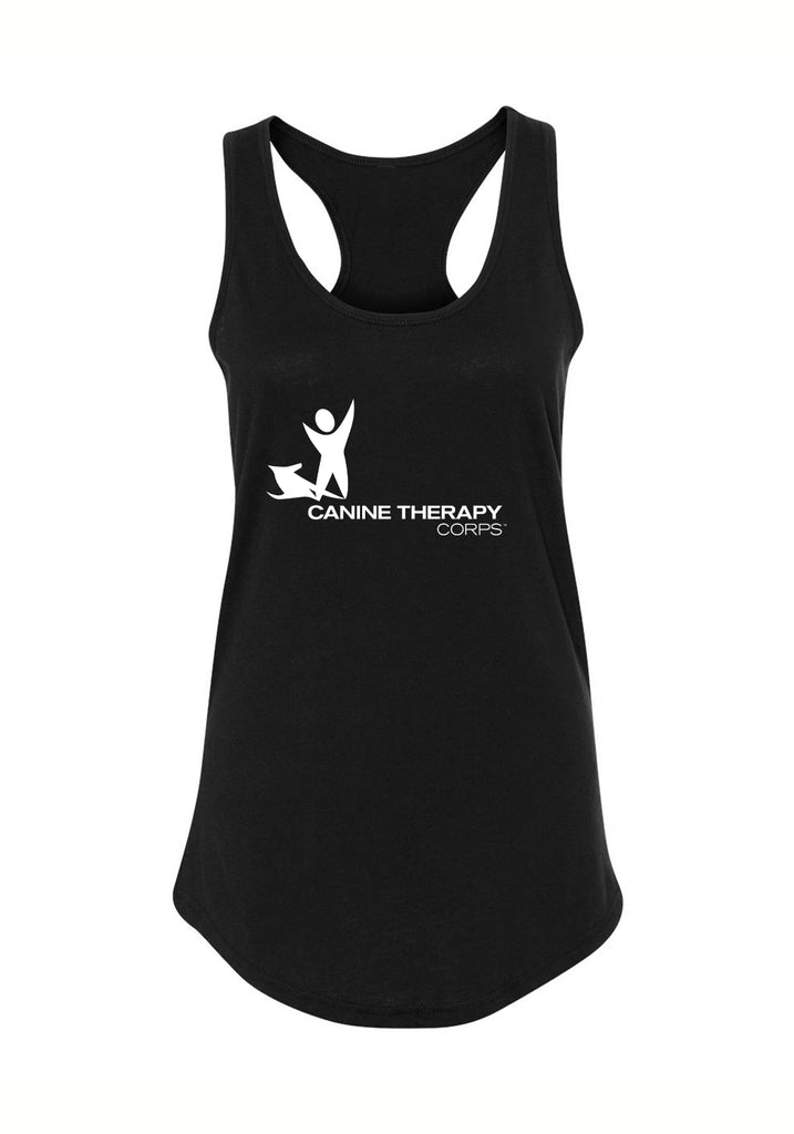 Canine Therapy Corps women's tank top (black) - front