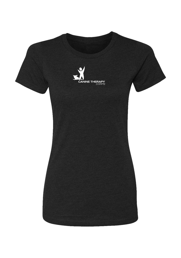 Canine Therapy Corps women's t-shirt (black) - front