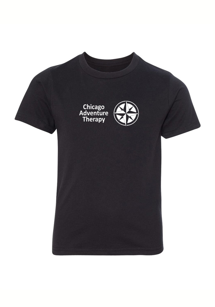 Chicago Adventure Therapy kids t-shirt (black) - front