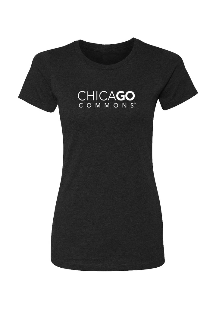 Chicago Commons women's t-shirt (black) - front