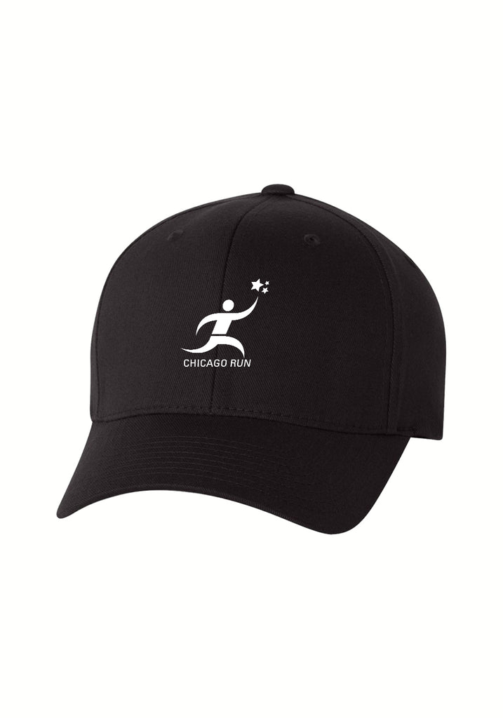 Chicago Run unisex fitted baseball cap (black) - front