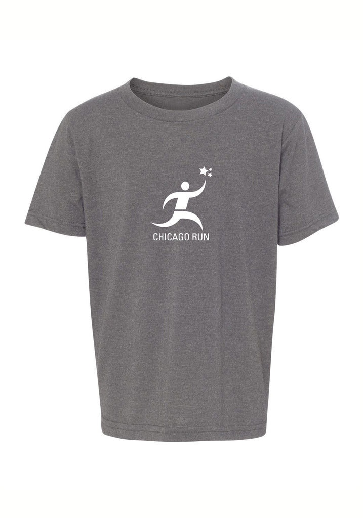 Chicago Run kids t-shirt (gray) - front