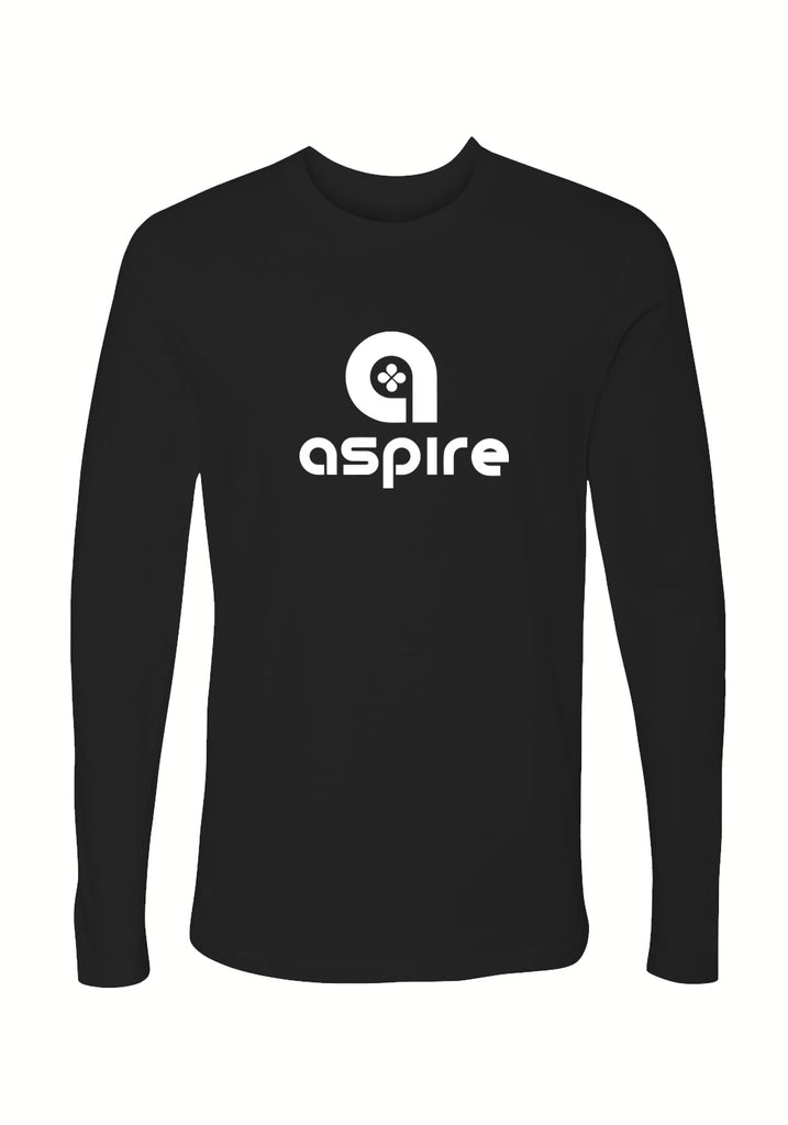 Aspire unisex long-sleeve t-shirt (black) - front