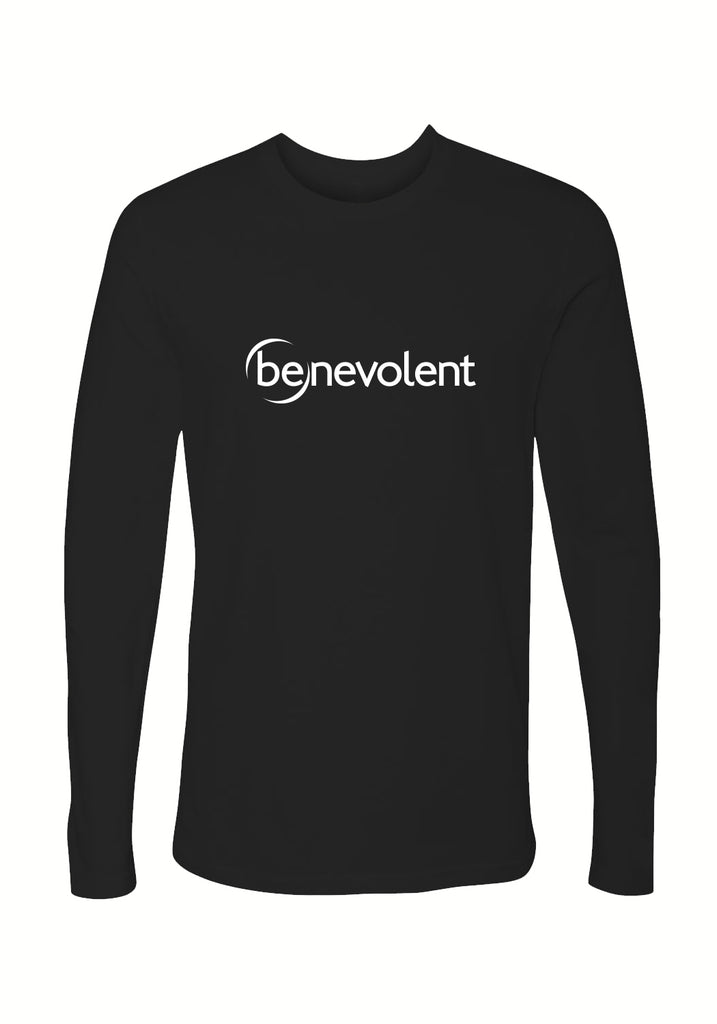 Benevolent unisex long-sleeve t-shirt (black) - front