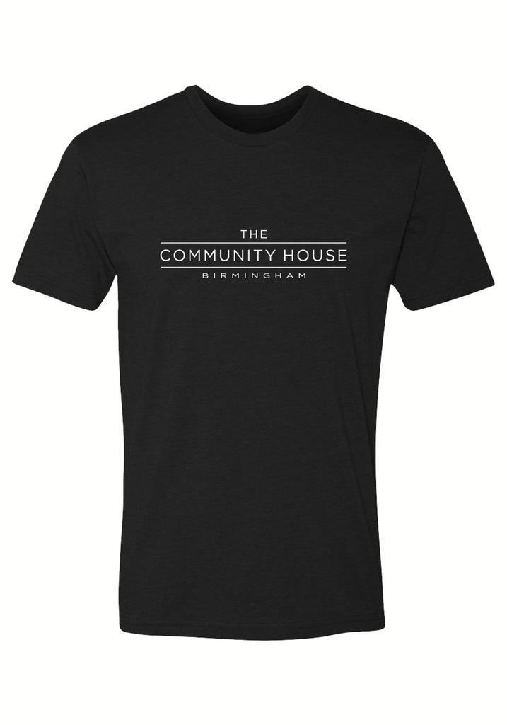 The Community House men's t-shirt (black) - front
