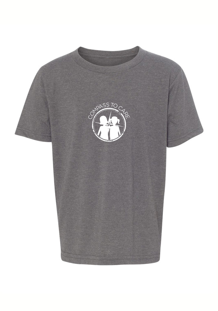 Compass To Care Childhood Cancer Foundation kids t-shirt (gray) - front