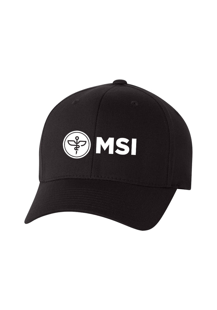 Mobile Surgery International unisex fitted baseball cap (black) - front