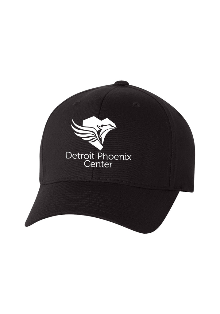 Detroit Phoenix Center unisex fitted baseball cap (black) - front