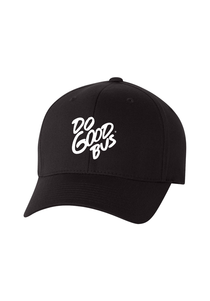 Do Good Bus unisex fitted baseball cap (black) - front