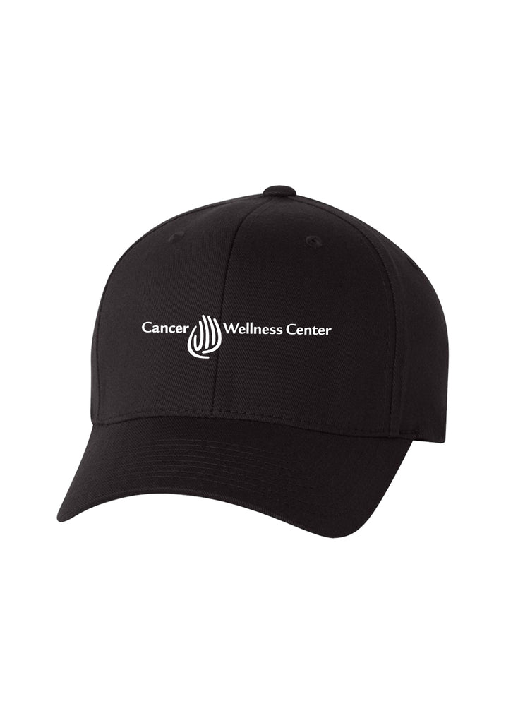 Cancer Wellness Center unisex fitted baseball cap (black) - front