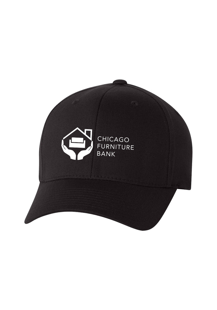 Chicago Furniture Bank unisex fitted baseball cap (black) - front