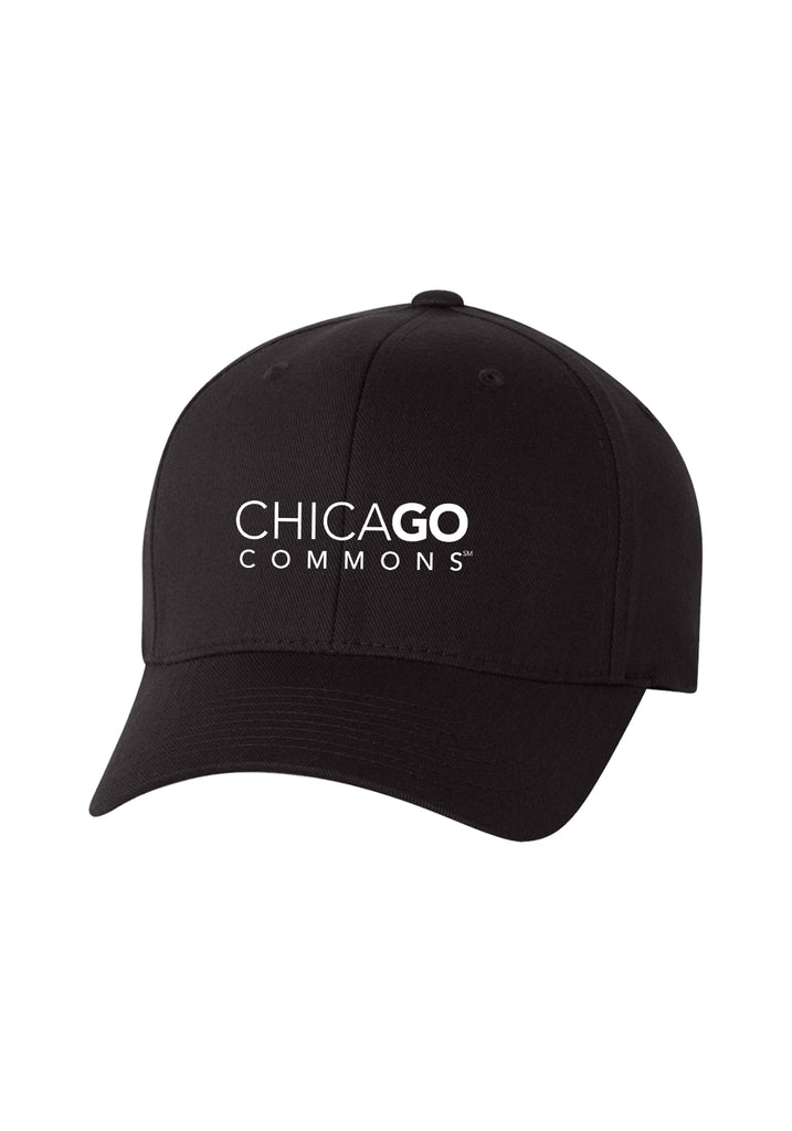 Chicago Commons unisex fitted baseball cap (black) - front