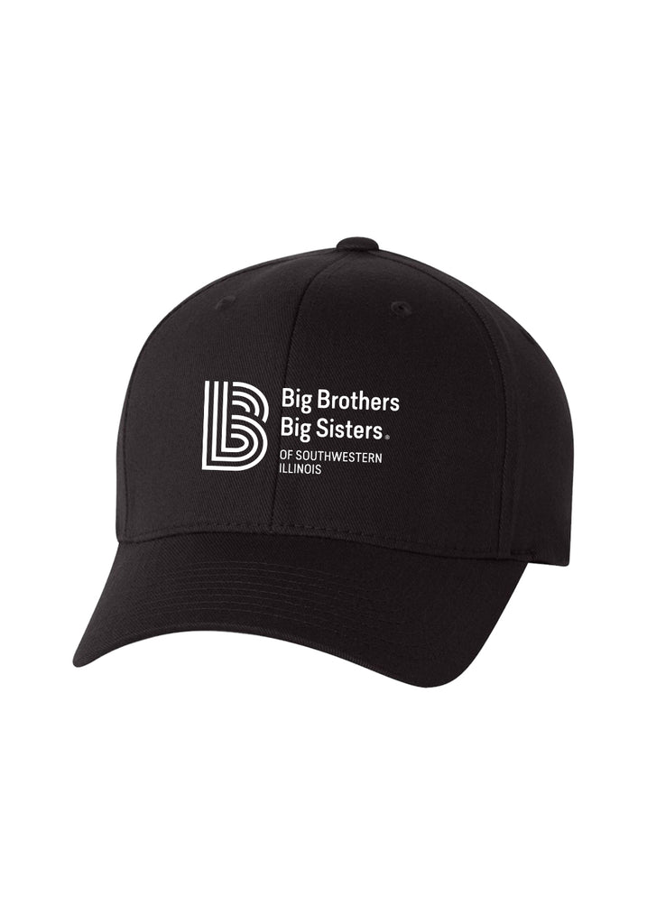 Big Brothers Big Sisters of Southwest Illinois unisex fitted baseball cap (black) - front