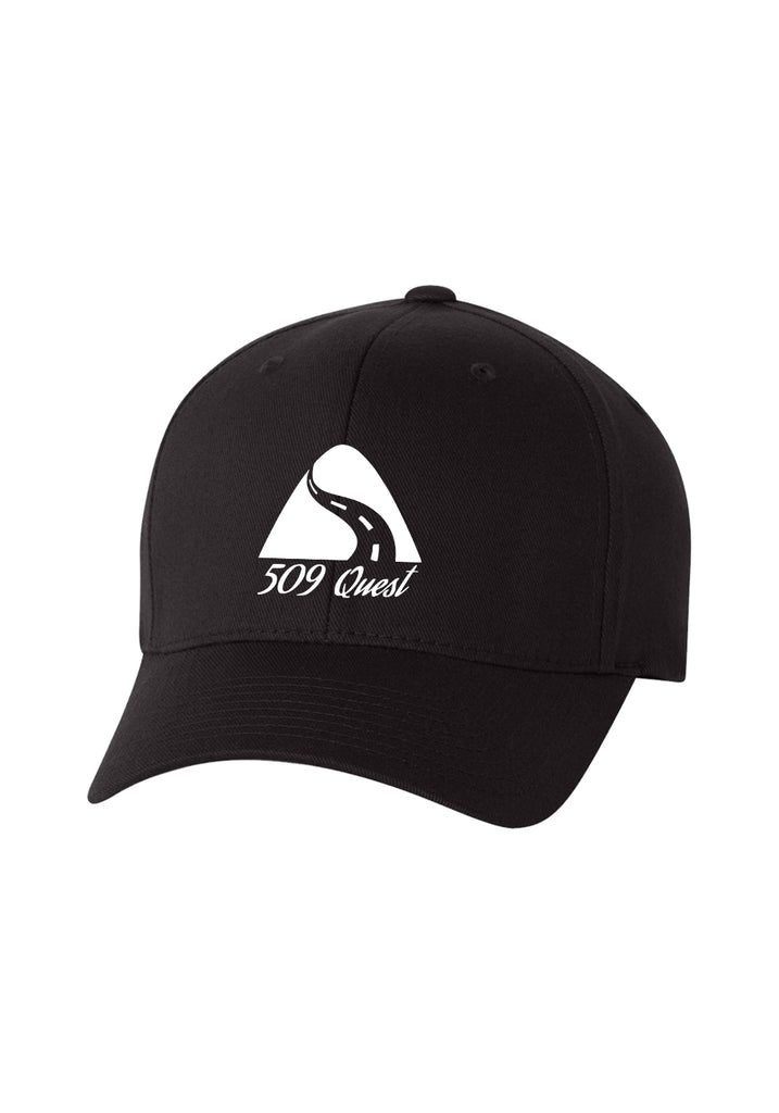 509 Quest unisex fitted baseball cap (black) - front