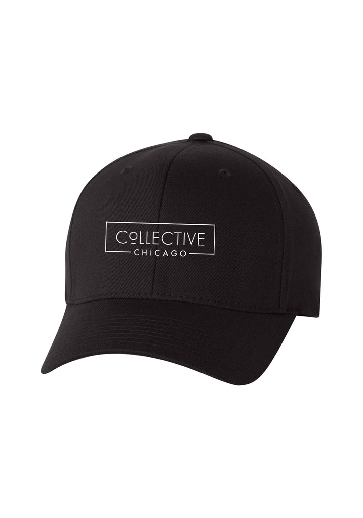 Collective Chicago unisex fitted baseball cap (black) - front