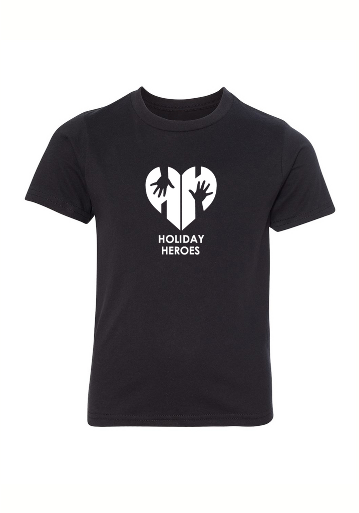 Holiday Heroes kids t-shirt (black) - front