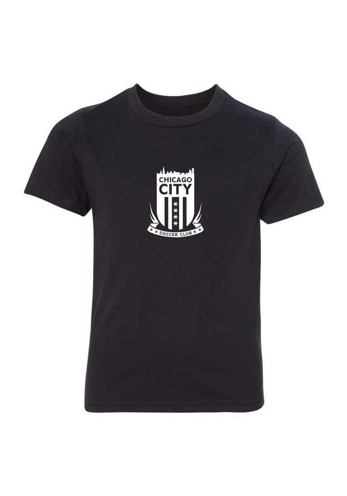 Chicago City Soccer Club kids t-shirt (black) - front