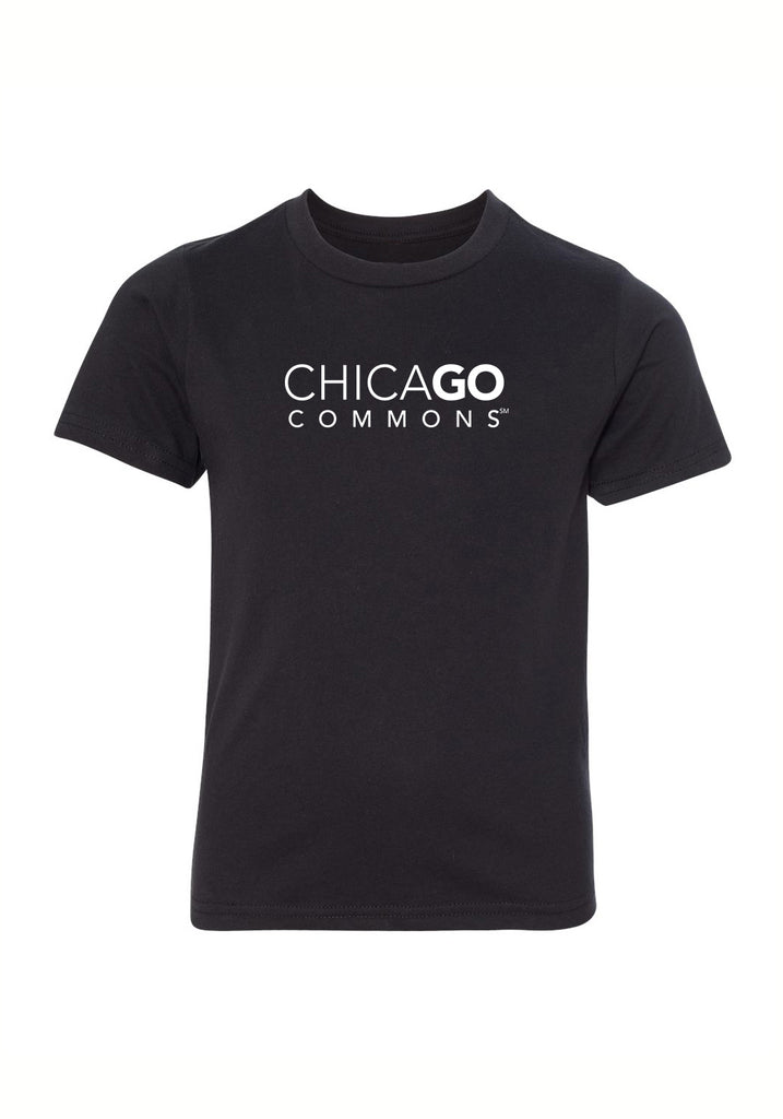 Chicago Commons kids t-shirt (black) - front