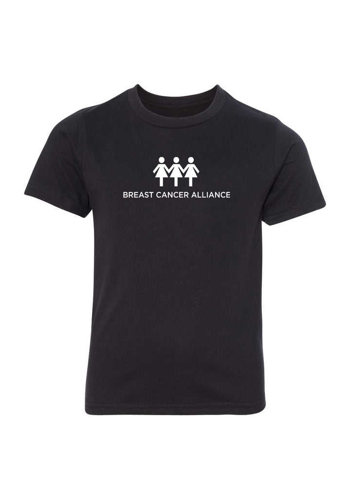 Breast Cancer Alliance kids t-shirt (black) - front