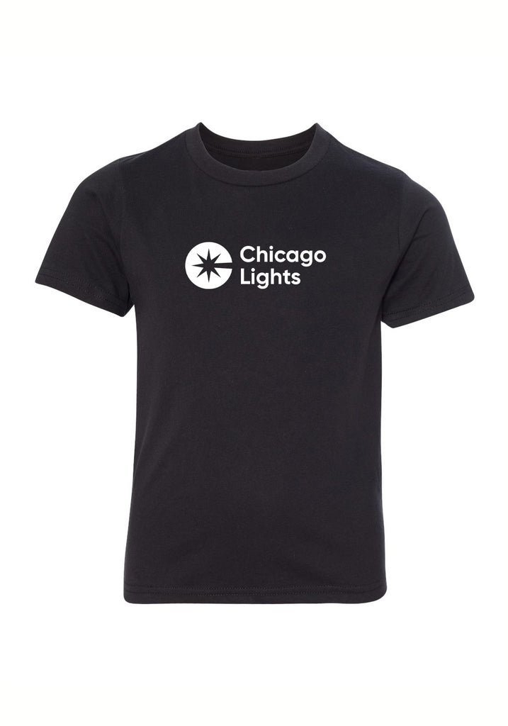 Chicago Lights kids t-shirt (black) - front