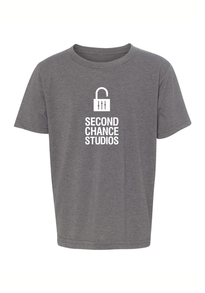 Second Chance Studios kids t-shirt (gray) - front