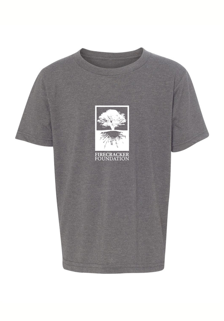 The Firecracker Foundation kids t-shirt (gray) - front