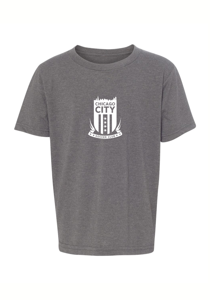 Chicago City Soccer Club kids t-shirt (gray) - front