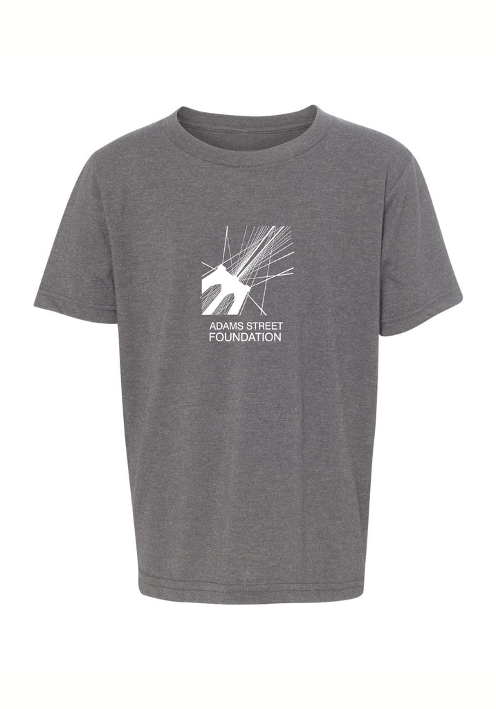 Adams Street Foundation kids t-shirt (gray) - front
