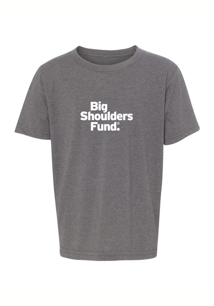 Big Shoulders Fund kids t-shirt (gray) - front