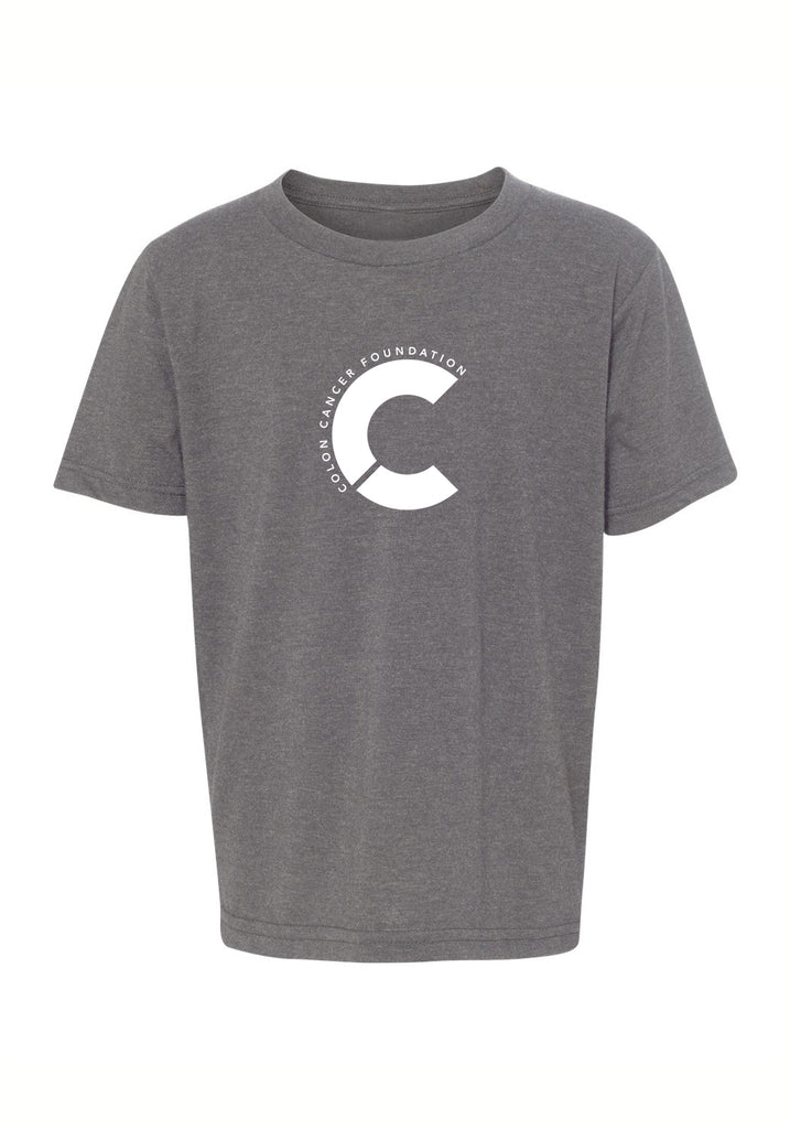 Colon Cancer Foundation kids t-shirt (gray) - front