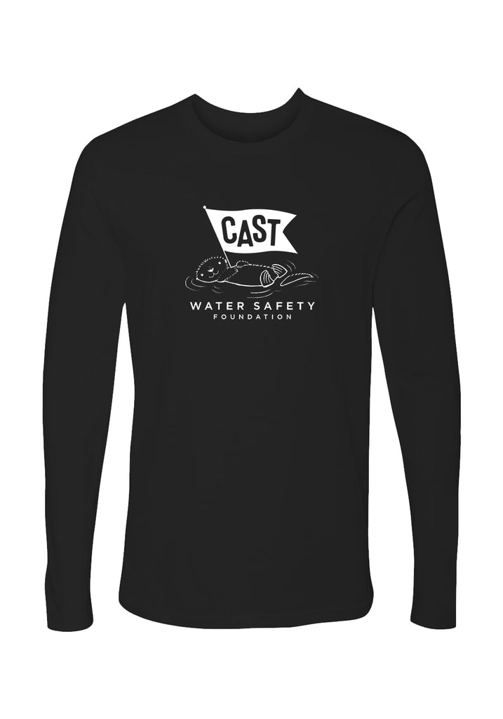 CAST Water Safety Foundation unisex long-sleeve t-shirt (black) - front