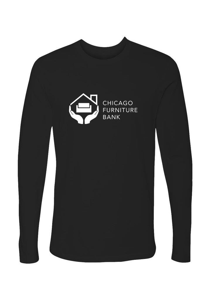 Chicago Furniture Bank unisex long-sleeve t-shirt (black) - front