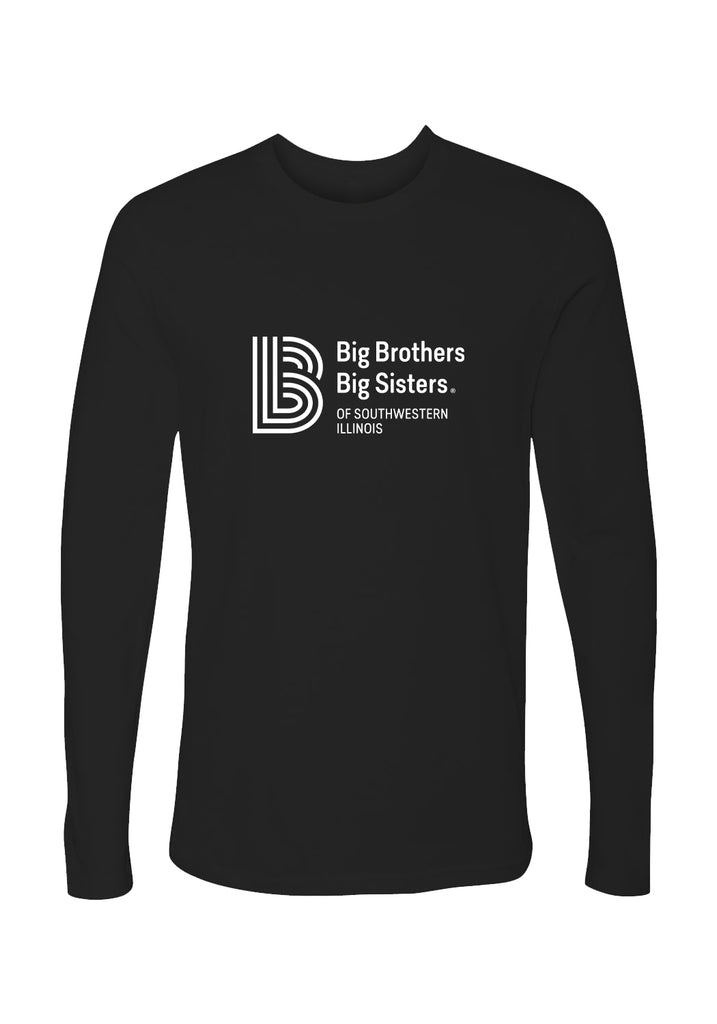 Big Brothers Big Sisters of Southwest Illinois unisex long-sleeve t-shirt (black) - front