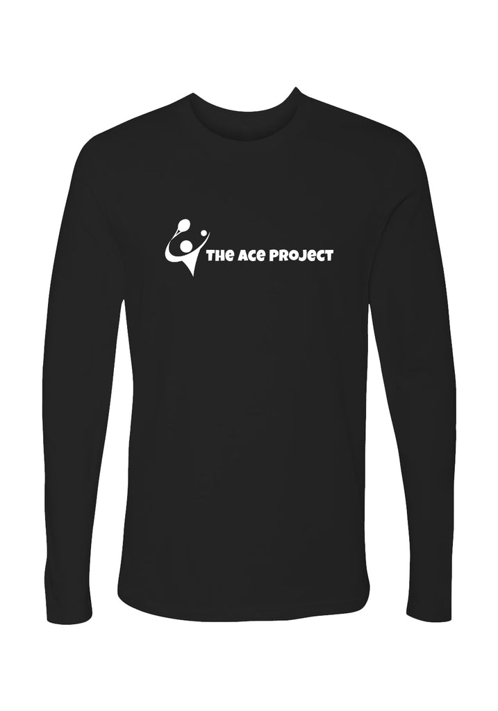 The Ace Project unisex long-sleeve t-shirt (black) - front