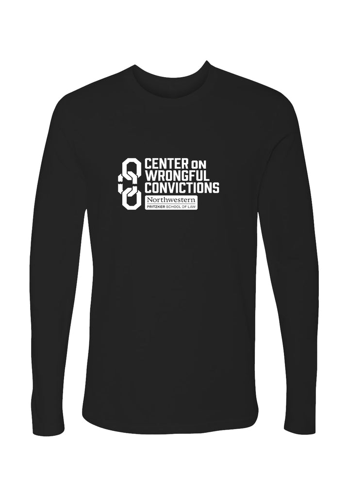 Center On Wrongful Convictions unisex long-sleeve t-shirt (black) - front