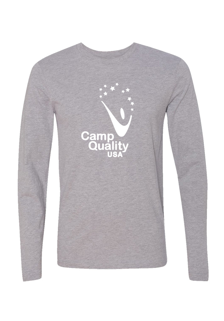 Camp Quality USA unisex long-sleeve t-shirt (gray) - front