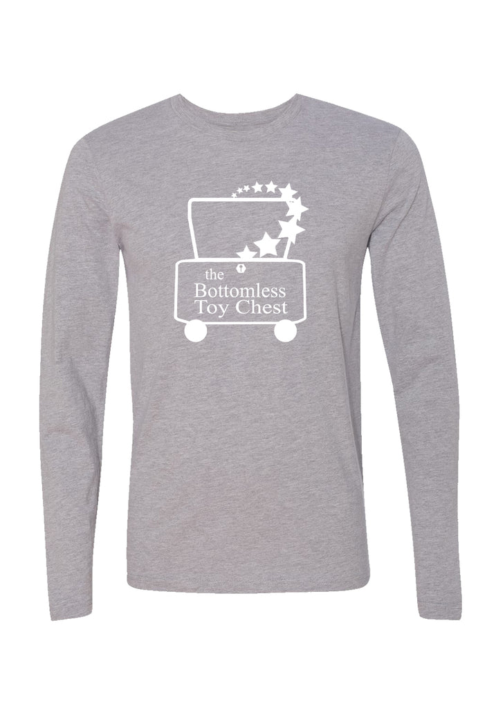 The Bottomless Toy Chest unisex long-sleeve t-shirt (gray) - front