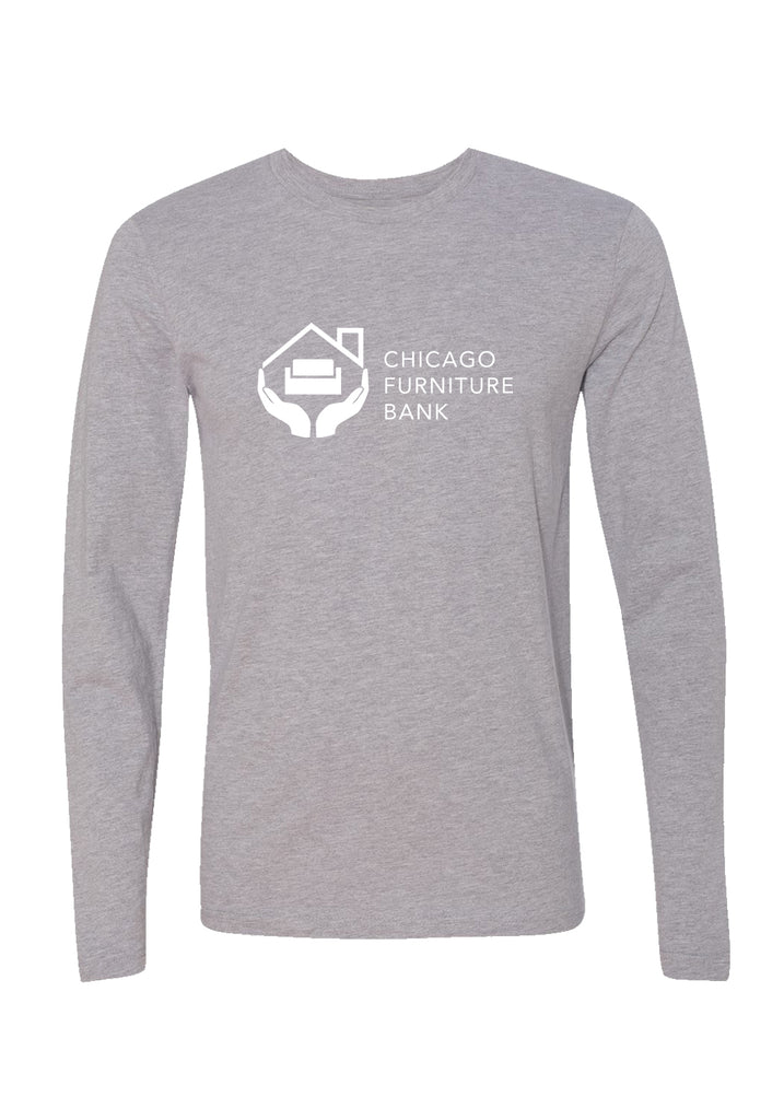 Chicago Furniture Bank unisex long-sleeve t-shirt (gray) - front