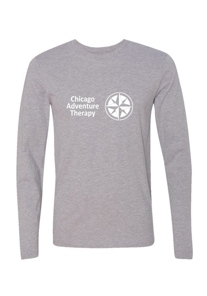 Chicago Adventure Therapy unisex long-sleeve t-shirt (gray) - front